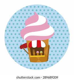 Amusement park facilities theme elements