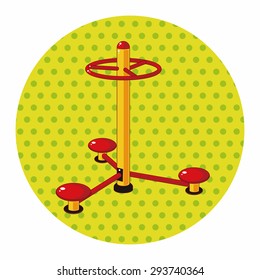 Amusement park facilities theme elements