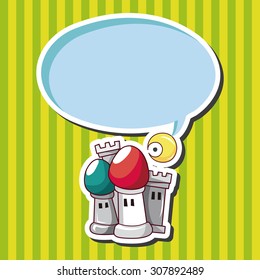 Amusement park facilities theme elements
