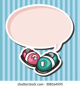 Amusement park facilities theme elements