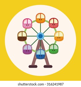 Amusement park facilities theme elements