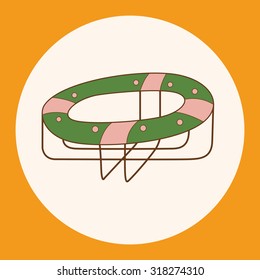 Amusement park facilities theme elements