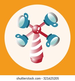 Amusement park facilities theme elements