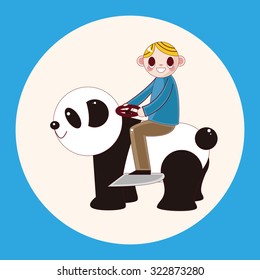 Amusement park facilities theme elements