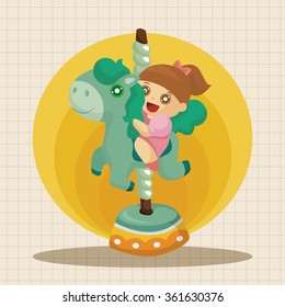 Amusement park facilities theme elements