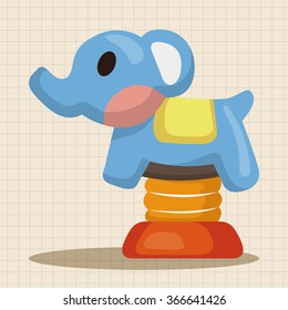 Amusement park facilities theme elements