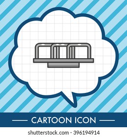 Amusement park facilities theme elements