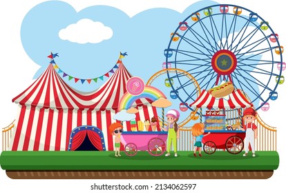 687 Amusement park food stall Images, Stock Photos & Vectors | Shutterstock