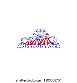 Amusement park, fun park or adventure park.