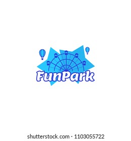 Amusement park, fun park or adventure park.