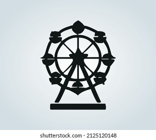Amusement park game abstract illustration