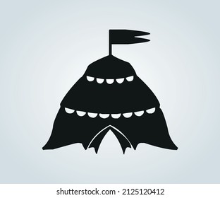 Amusement park game abstract illustration