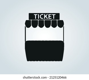 Amusement park game abstract illustration