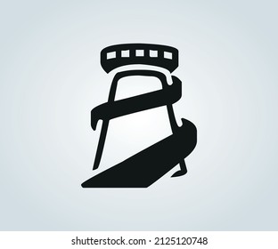 Amusement park game abstract illustration