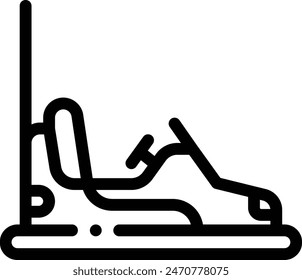 amusement park icon. Thin Linear Style Design Isolated On White Background