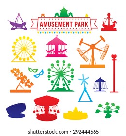 Amusement park icons