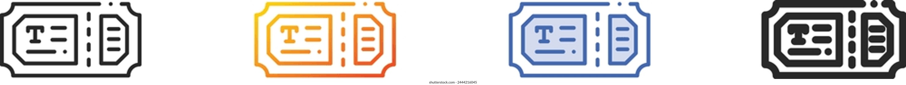 amusement park icon.Thin Linear, Gradient, Blue Stroke and bold Style Design Isolated On White Background
