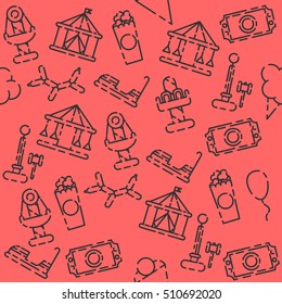 Amusement park pattern