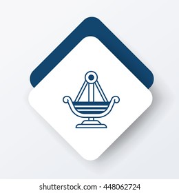 amusement park pirate ship icon