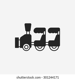 amusement park train icon