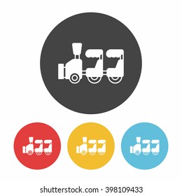 amusement park train icon