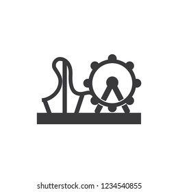 Amusement park vector icon