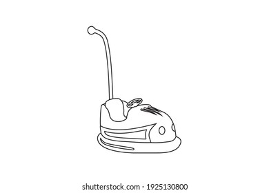 Amusement Parks Bomb Bomb Car Vector Icon