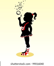 Amusing Children's illustration