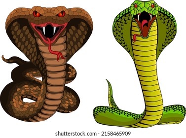 Amusing Snake Elements Vector Eps