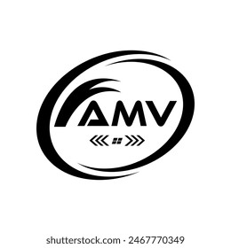 AMV letter logo Design. AMV Simple and modern logo. AMV monogram logo. AMV Abstract Alphabet vector logo Design.