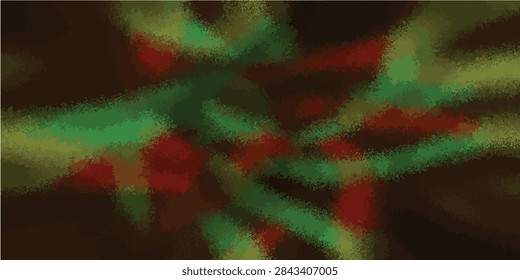 ['An abstract visualization of microscopic biological structures with green tubular strands and red globular clusters intertwined.']