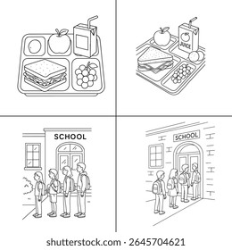 "Ilustração de um professor explicando uma aula para os alunos em sala de aula. O professor está escrevendo em um quadro-negro, com os alunos envolvidos no aprendizado. A cena é vibrante, com livros e livros