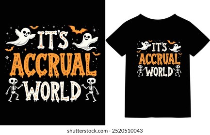 "An inspiring and thought-provoking T-shirt design featuring the phrase 'It's Not the Actual World.' Perfect for individuals who embrace positivity, perspective, and mental wellness. Ideal for casual 