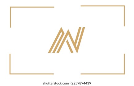 AN, NA, A, N, Abstract Letters Logo Monogram