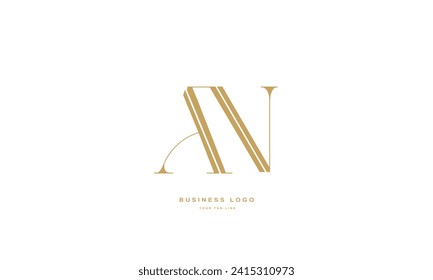 AN, NA, A, N, Abstract Letters Logo Monogram