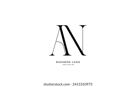 AN, NA, A, N, Abstract Letters Logo Monogram