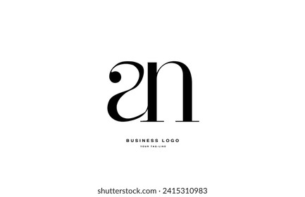 AN, NA, A, N, Abstract Letters Logo Monogram