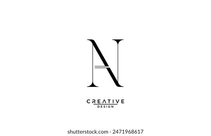 AN, NA, A, N, Abstract Letters Logo Monogram