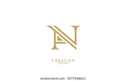 AN, NA, A, N, Abstract Letters Logo Monogram