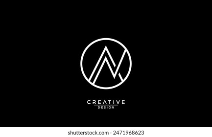 AN, NA, A, N, Abstract Letters Logo Monogram