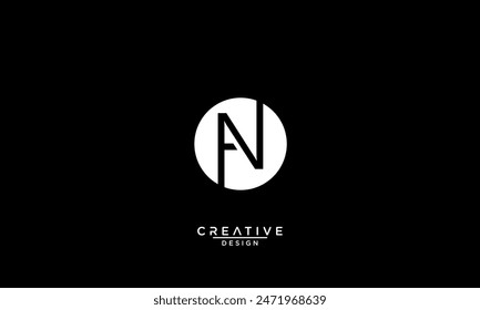 AN, NA, A, N, Abstract Letters Logo Monogram