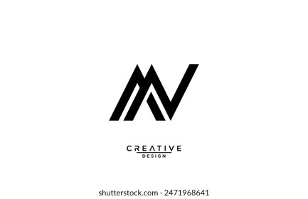 AN, NA, A, N, Abstract Letters Logo Monogram