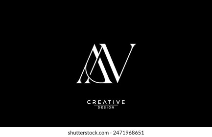 AN, NA, A, N, Abstract Letters Logo Monogram