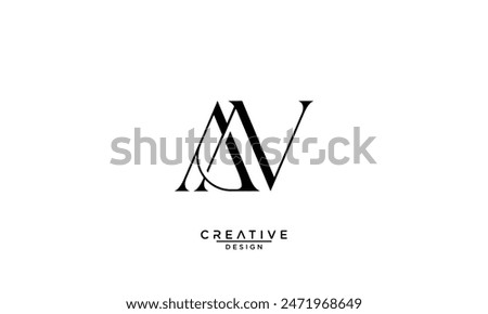 AN, NA, A, N, Abstract Letters Logo Monogram