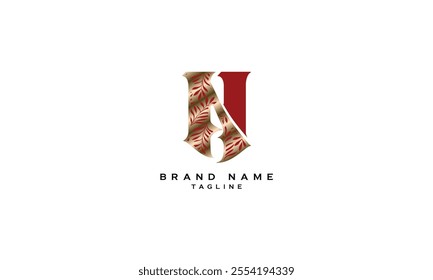 AN, NA, Abstract initial monogram letter alphabet logo design