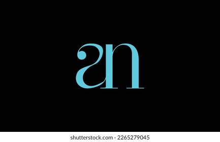 AN, NA, Abstract Letters Logo Monogram