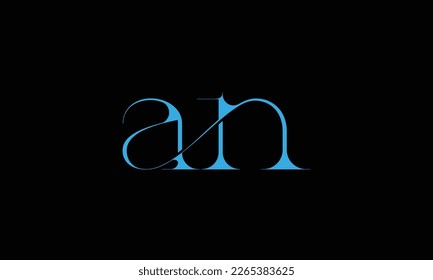 AN, NA, Abstract Letters Logo Monogram