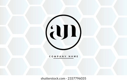 AN, NA Abstract Letters Logo Monogram