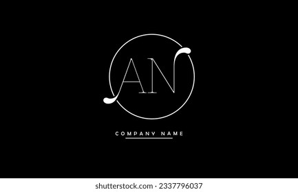 AN, NA Abstract Letters Logo Monogram