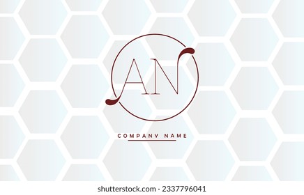 AN, NA Abstract Letters Logo Monogram